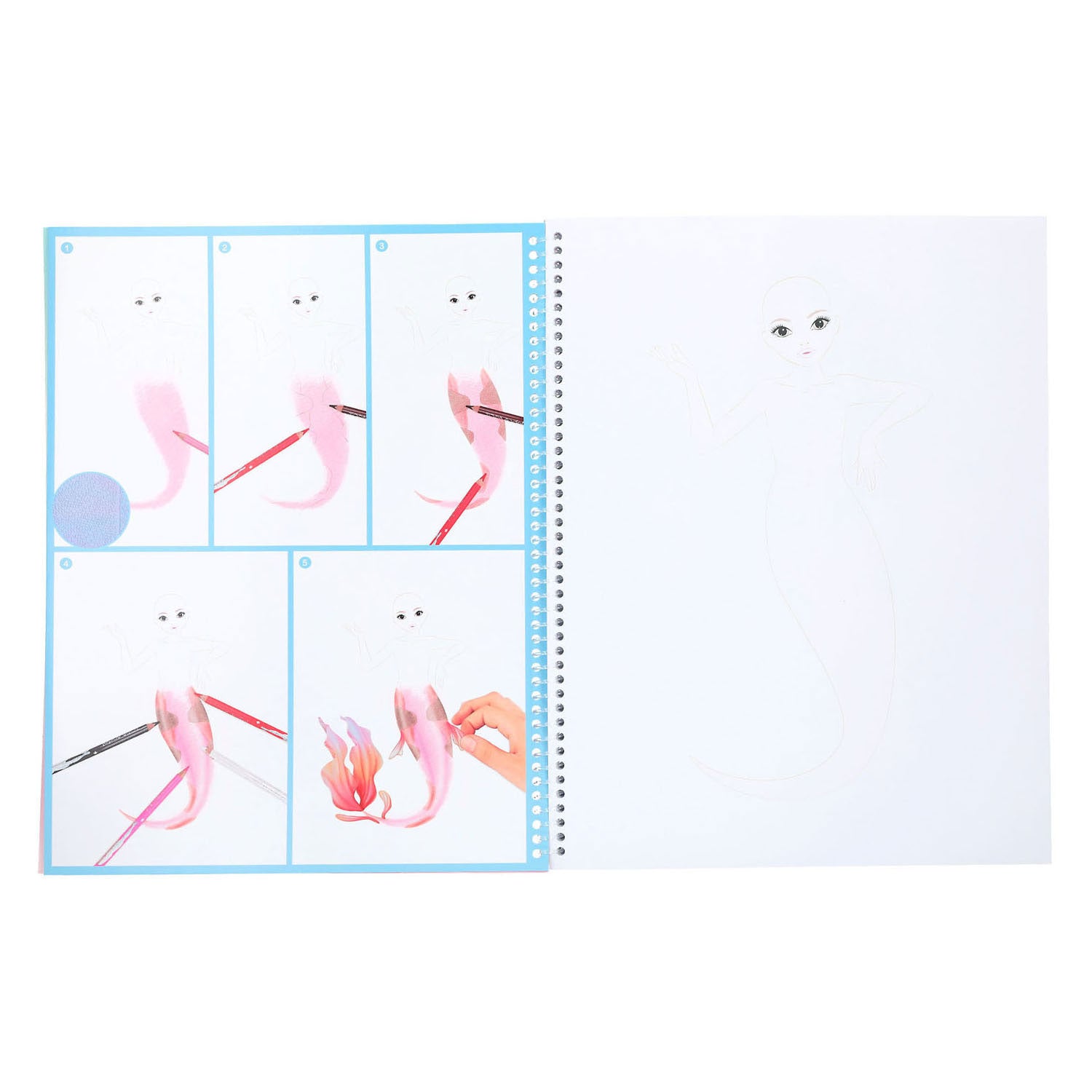TOPModel Create Your Kleurboek met Stickers Fantasy