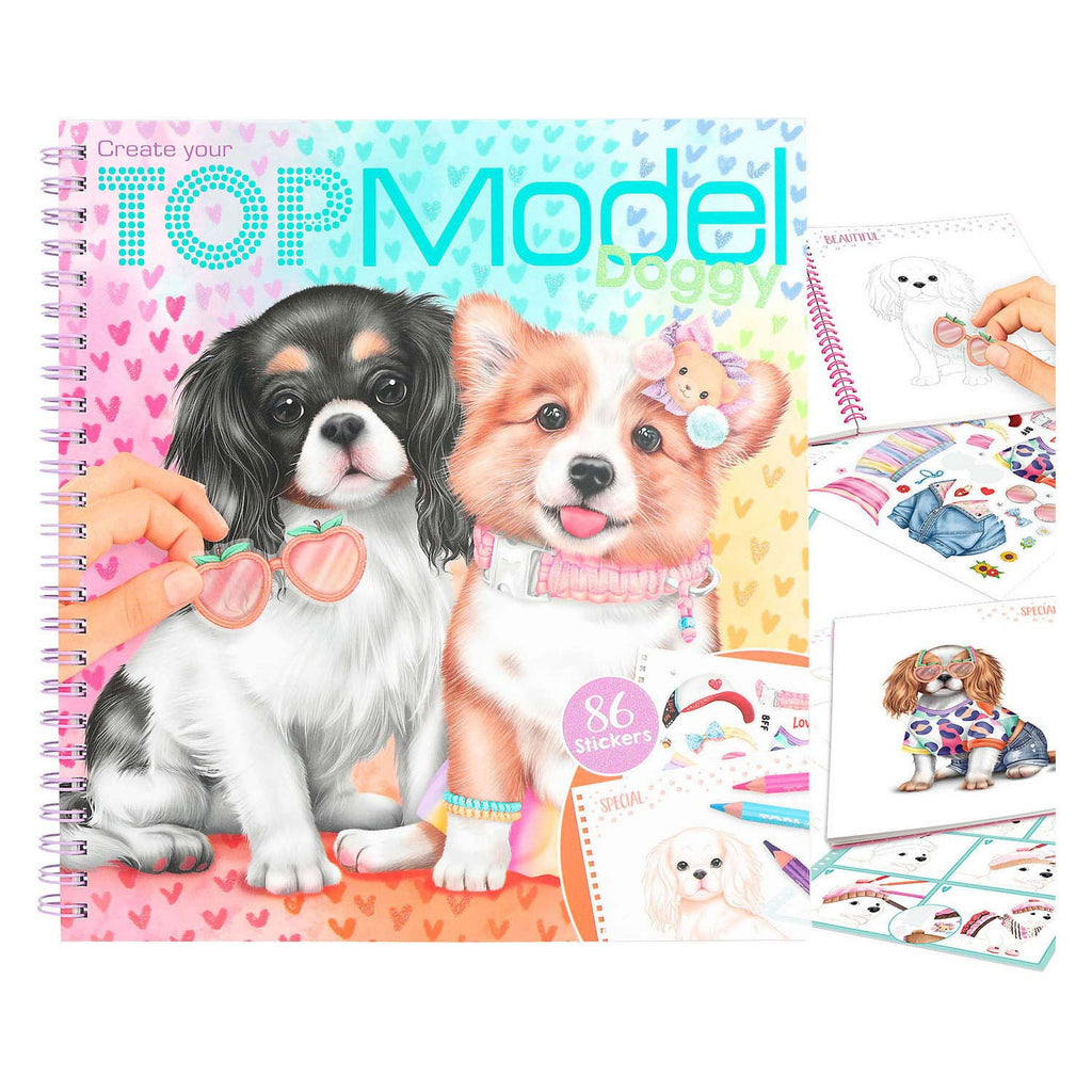 TOPModel Create Your Doggy Kleurboek