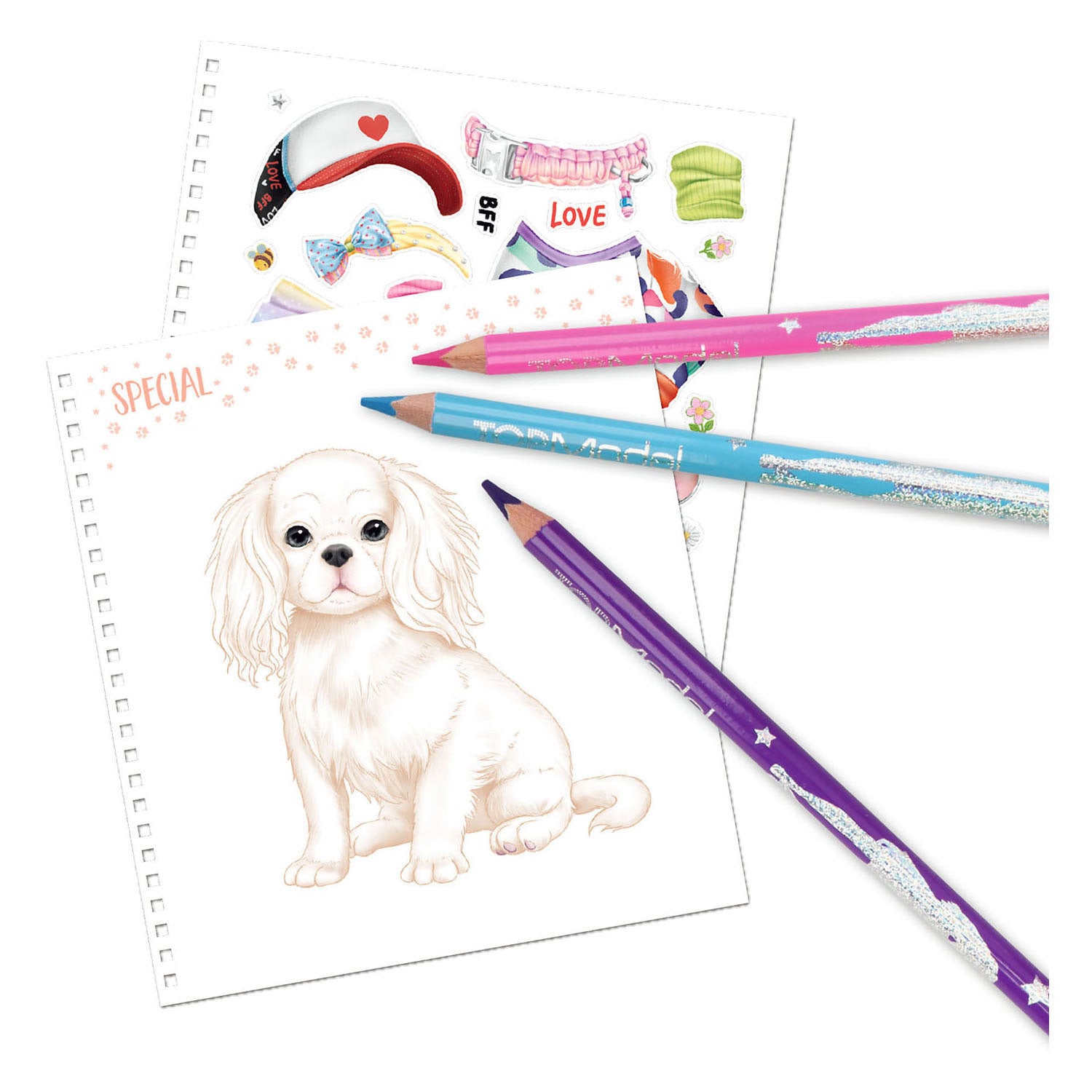 TOPModel Create Your Doggy Kleurboek