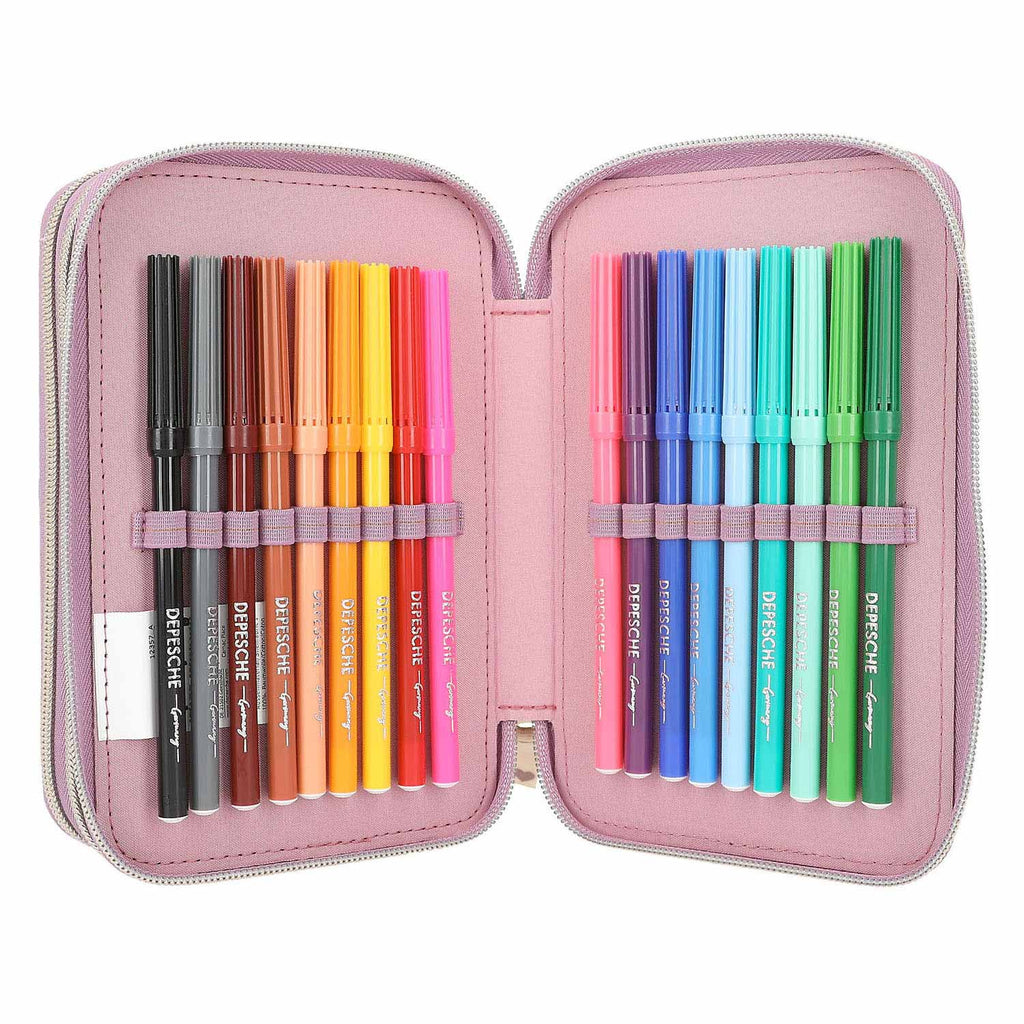 Miss Melody 3-vaks Etui Farm House