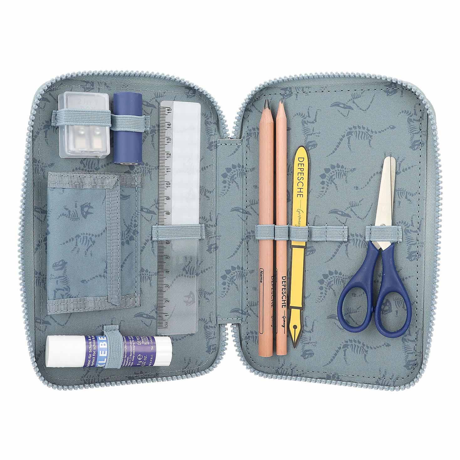Depesche World 3-Vaks Etui T-rex