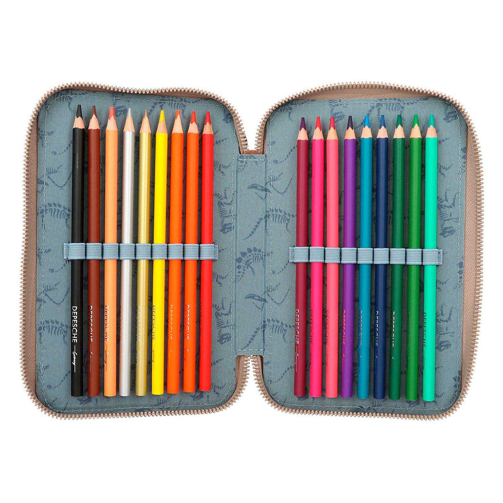Depesche World 3-Vaks Etui T-Rex