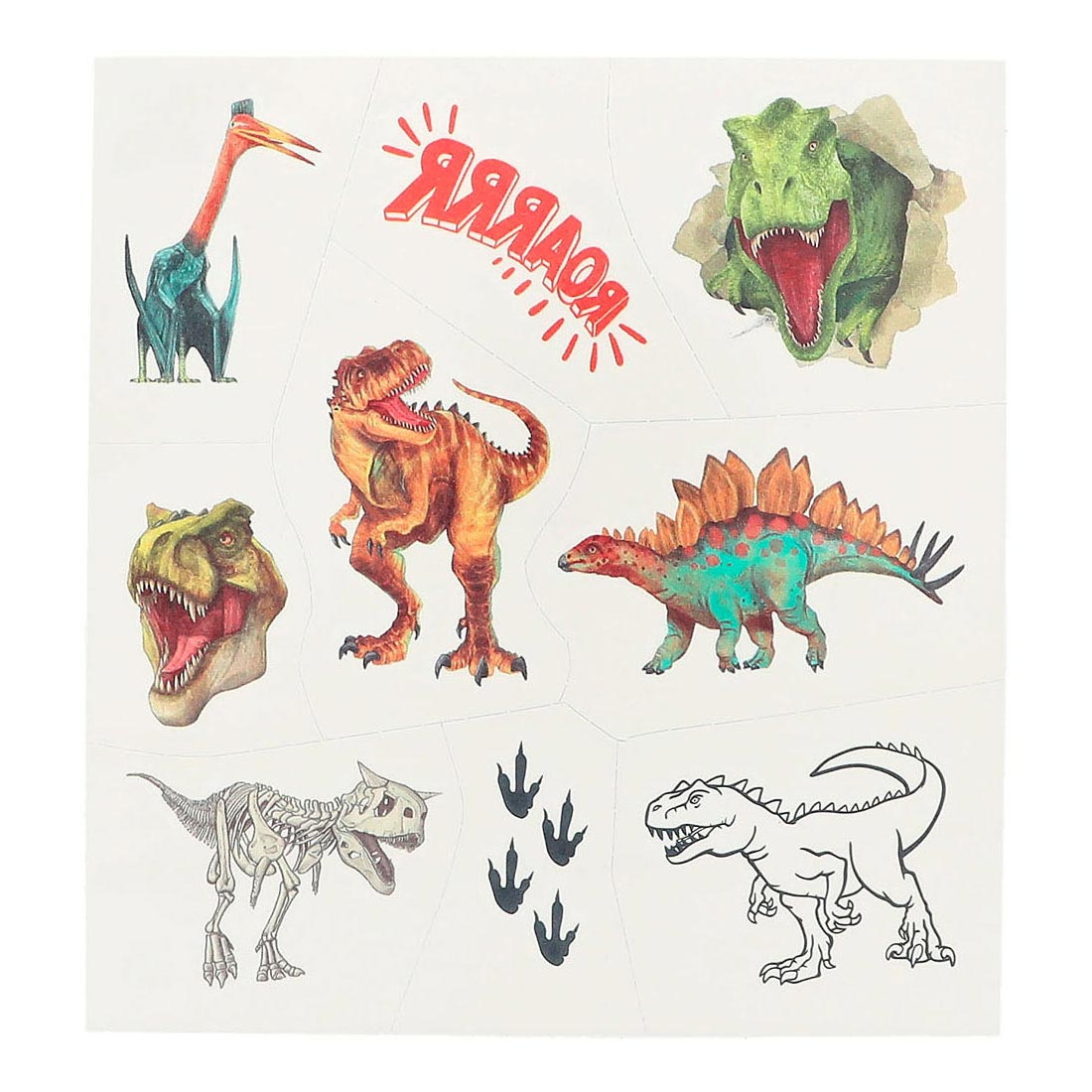 Dino World World World Tattoos