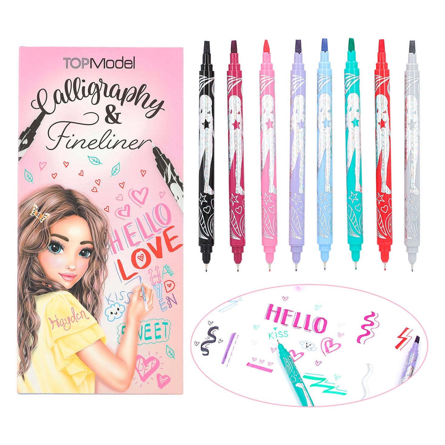 TOPModel Kalligrafeer en Fineliner Set