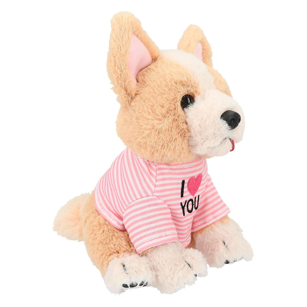 TOPModel Knuffel Hond Corgi Lo Tti, 18cm