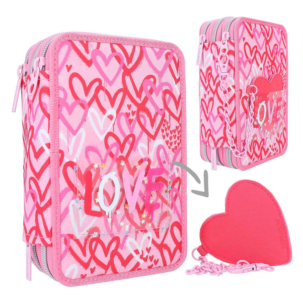 TOPModel 3-Vaks Etui LOVE
