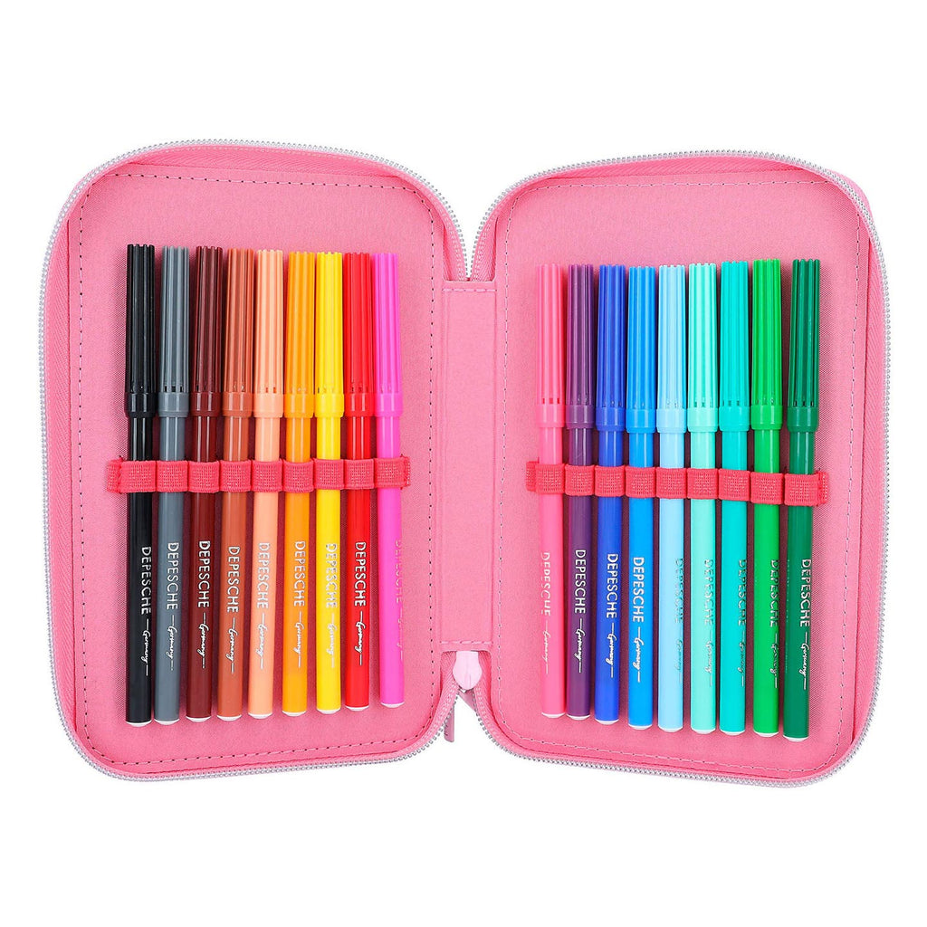 TOPModel 3-Vaks Etui LOVE