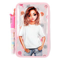 TOPModel 3-Vaks Etui Met Pen Happy Together