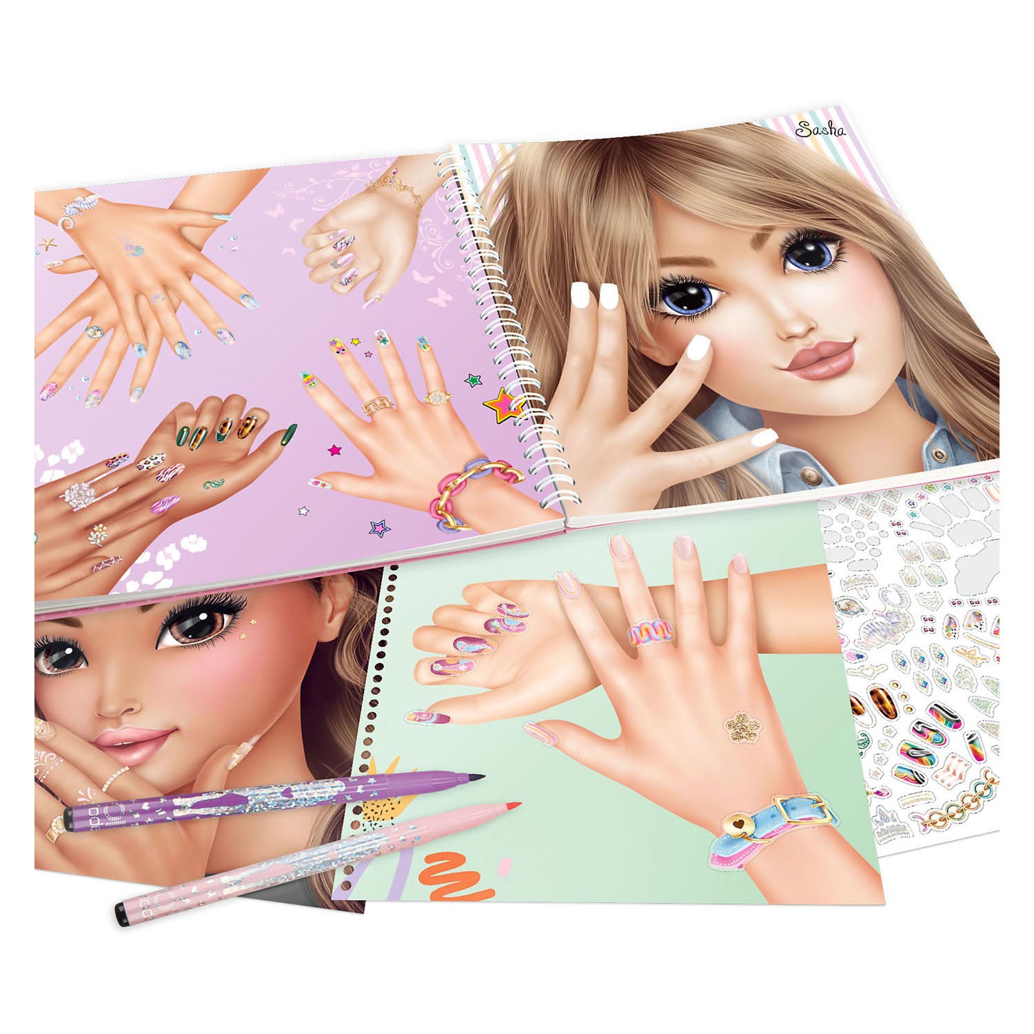 TOPModel Create Your Hand Design Kleurboek