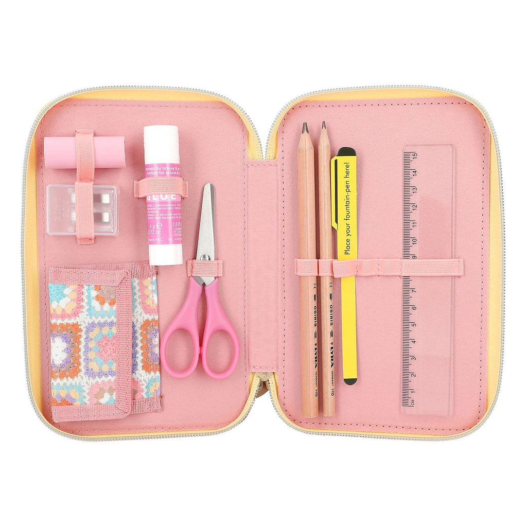 TOPModel 3-Vaks Etui Hippie Heart