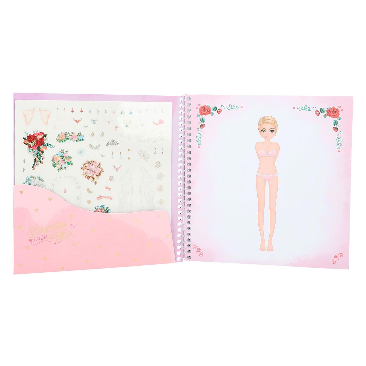 TOPModel Dress Me Up Stickerboek Bruid