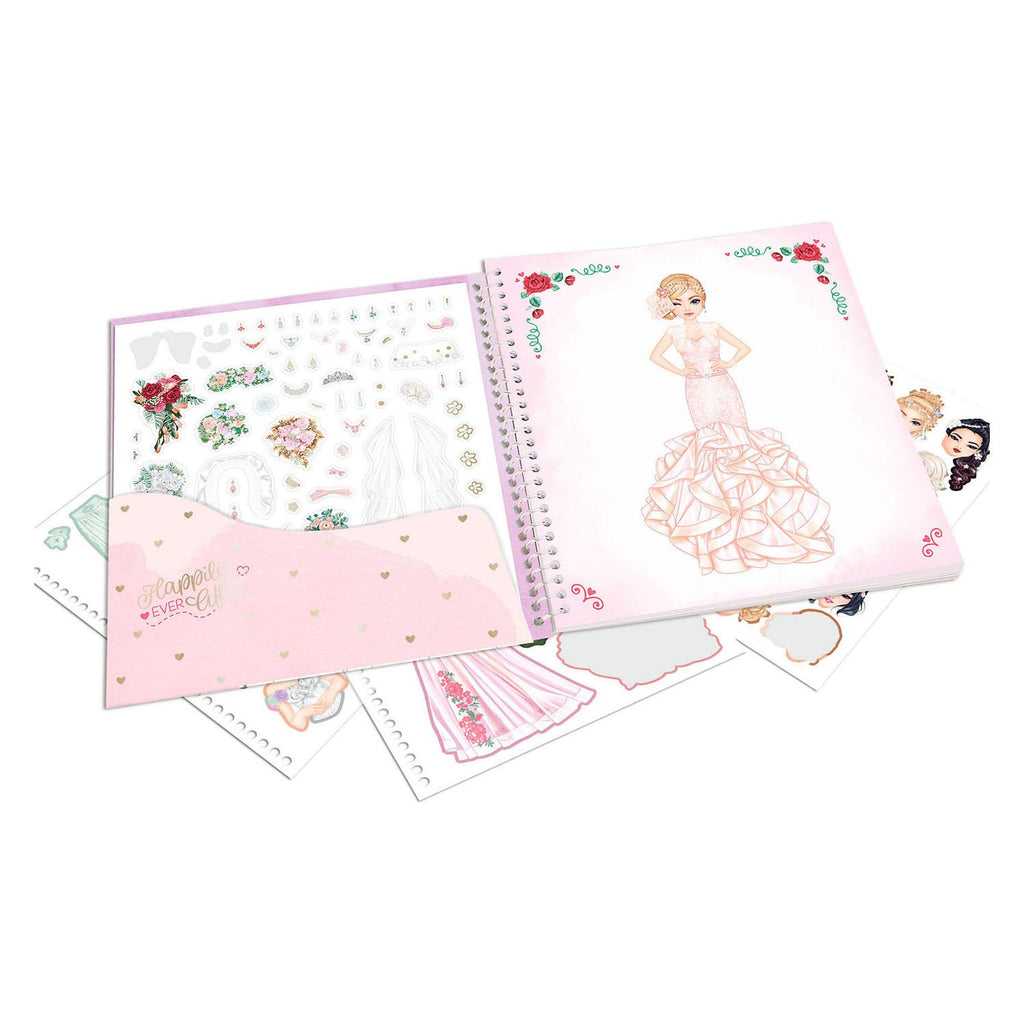 TOPModel Dress Me Up Stickerboek Bruid