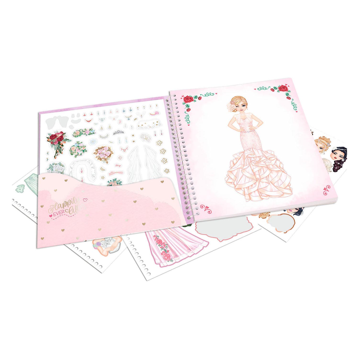 TOPModel Dress Me Up Stickerboek Bruid