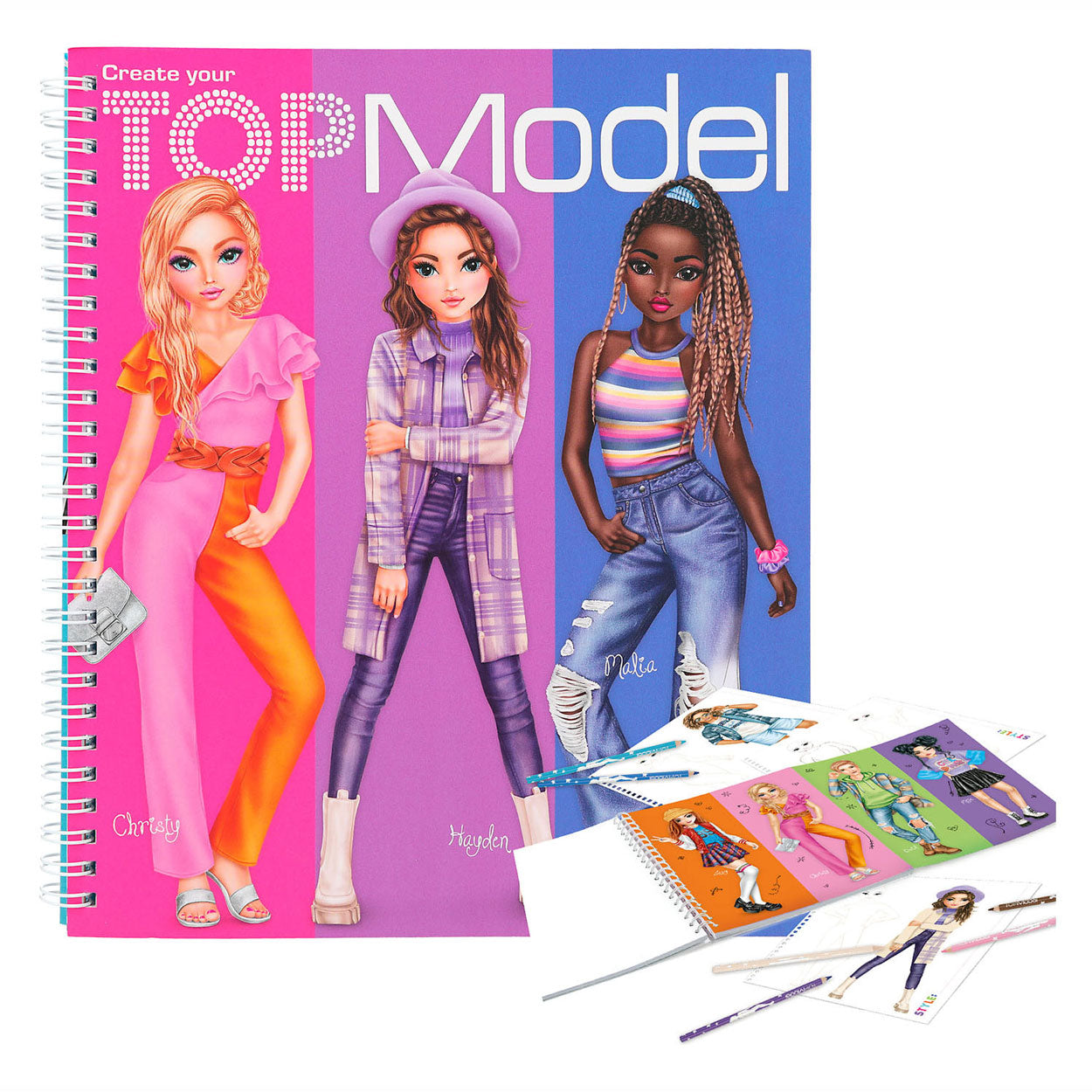TOPModel Create Your Kleurboek