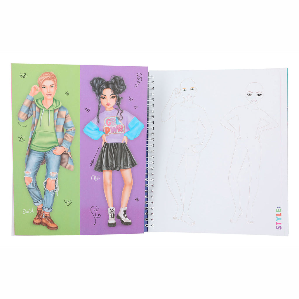 TOPModel Create Your Kleurboek