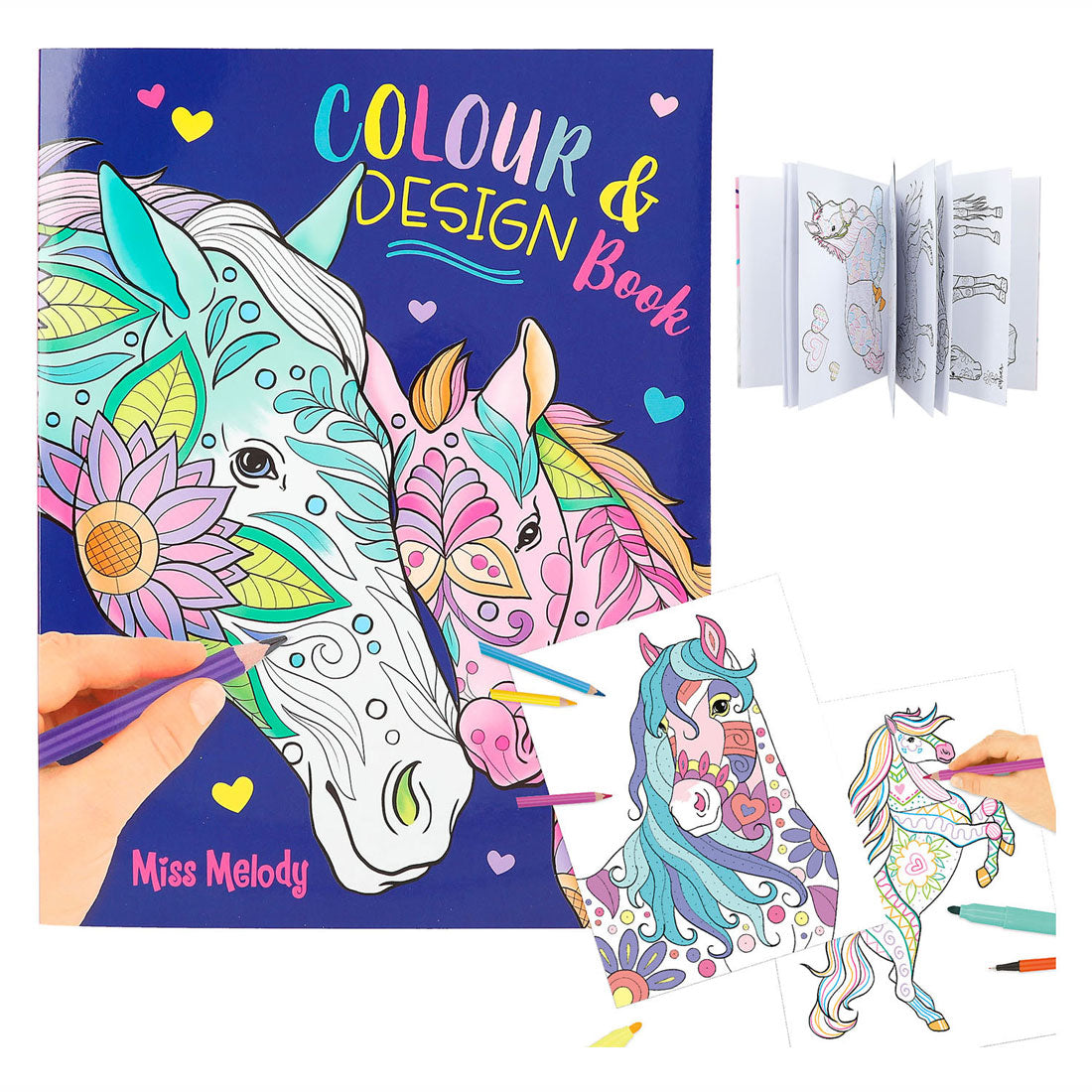 Miss Melody Colour & Design Kleurboek