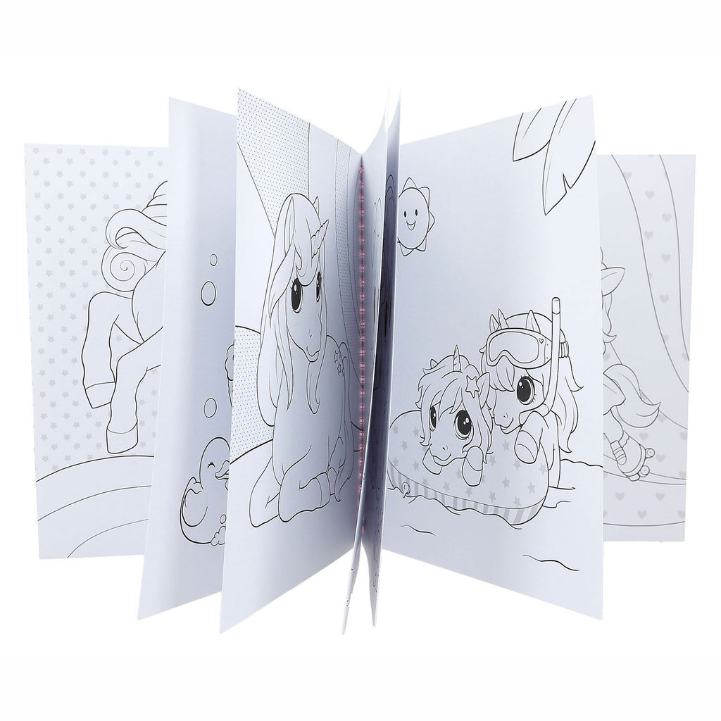 Depesche Ylvi Kleurboek Met Eenhoorn Pailletten