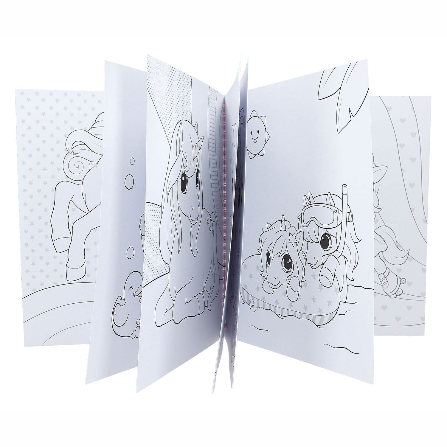 Depesche Ylvi Kleurboek Met Eenhoorn Pailletten