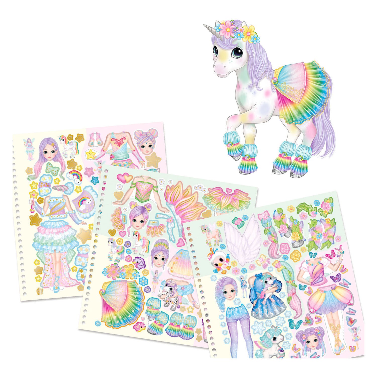 Depesche Ylvi Dress Me Up Stickerboek