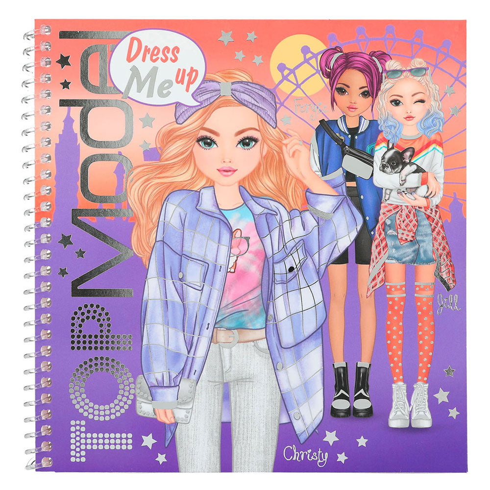TOPModel Dress Me Up Stickerboek