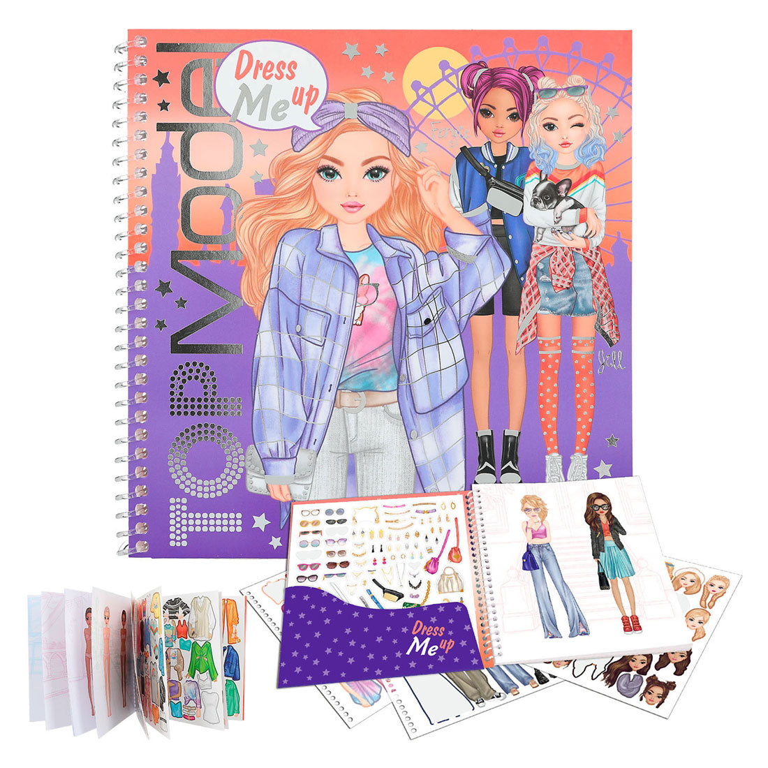 TOPModel Dress Me Up Stickerboek