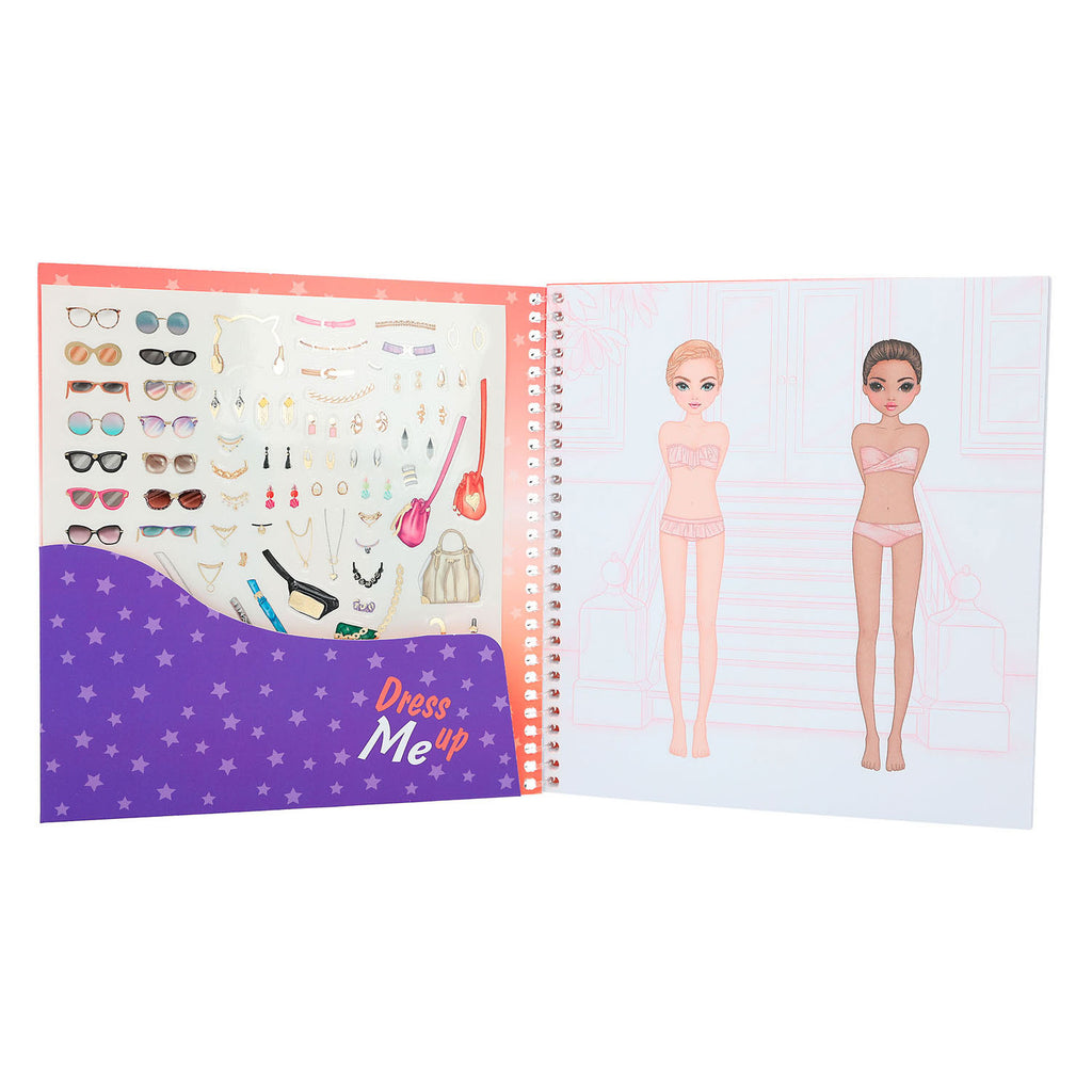TOPModel Dress Me Up Stickerboek