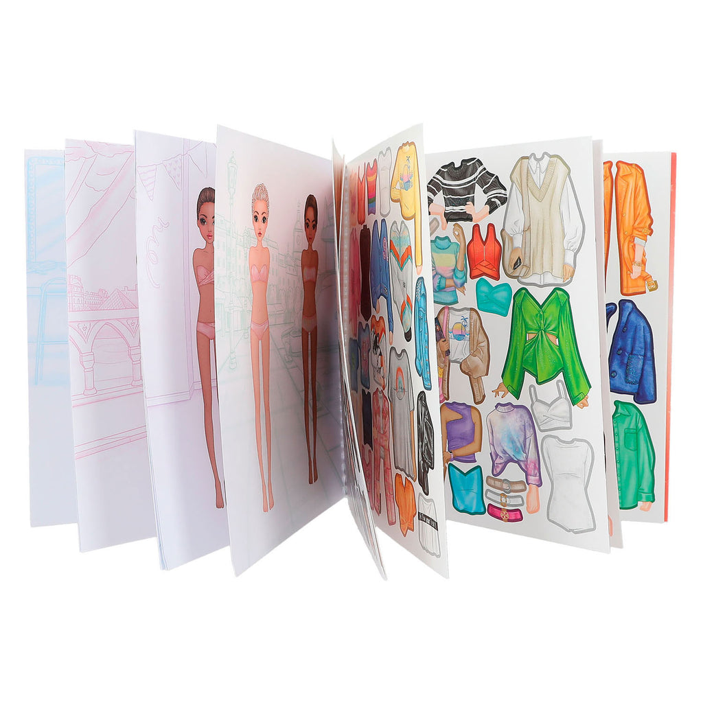 TOPModel Dress Me Up Stickerboek