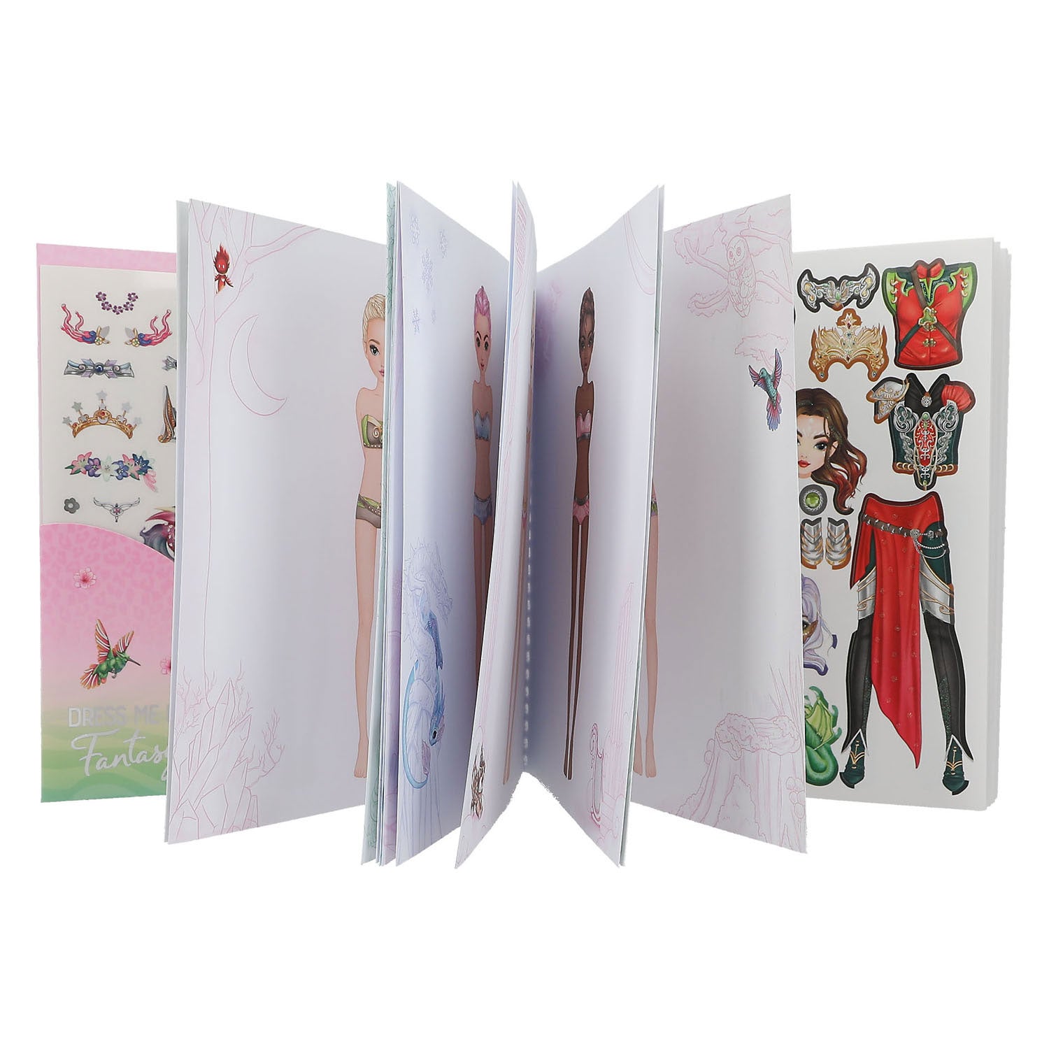 TOPModel Dress Me Up Fantasy Stickerboek
