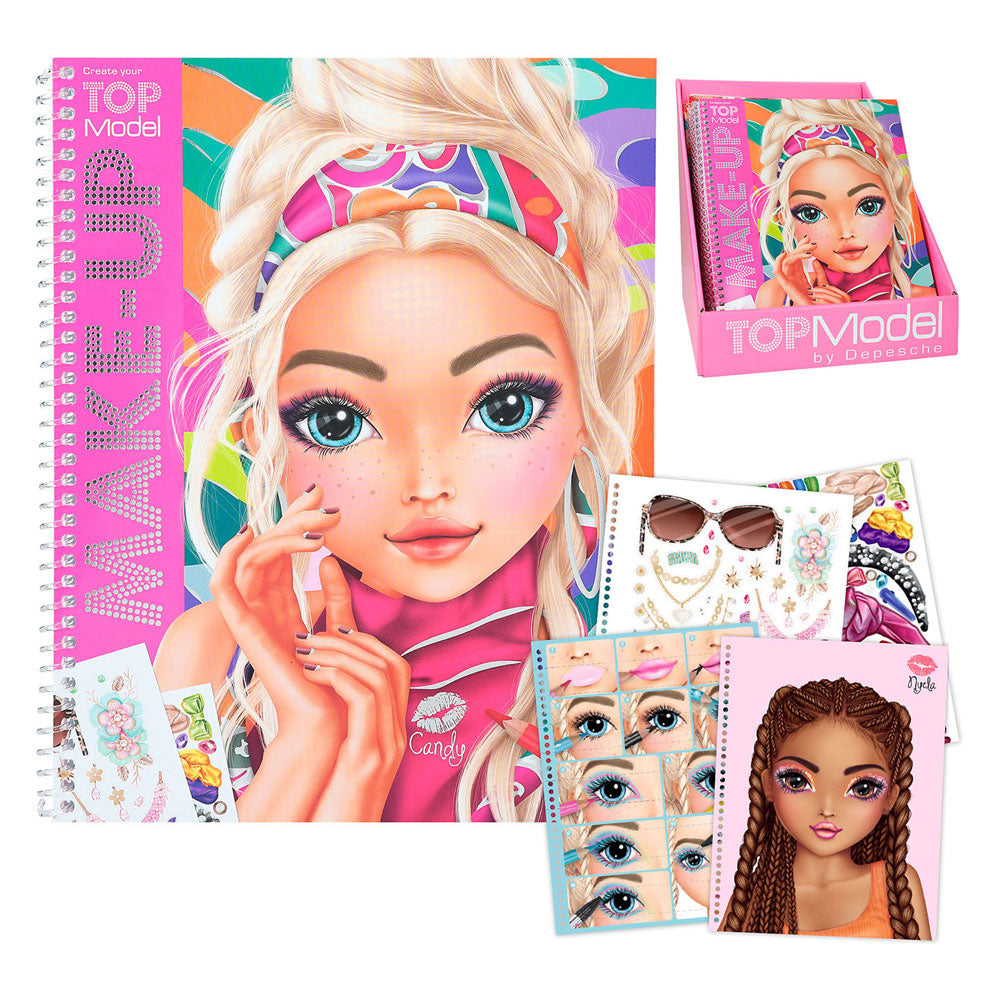 TOPModel Make-up Kleurboek