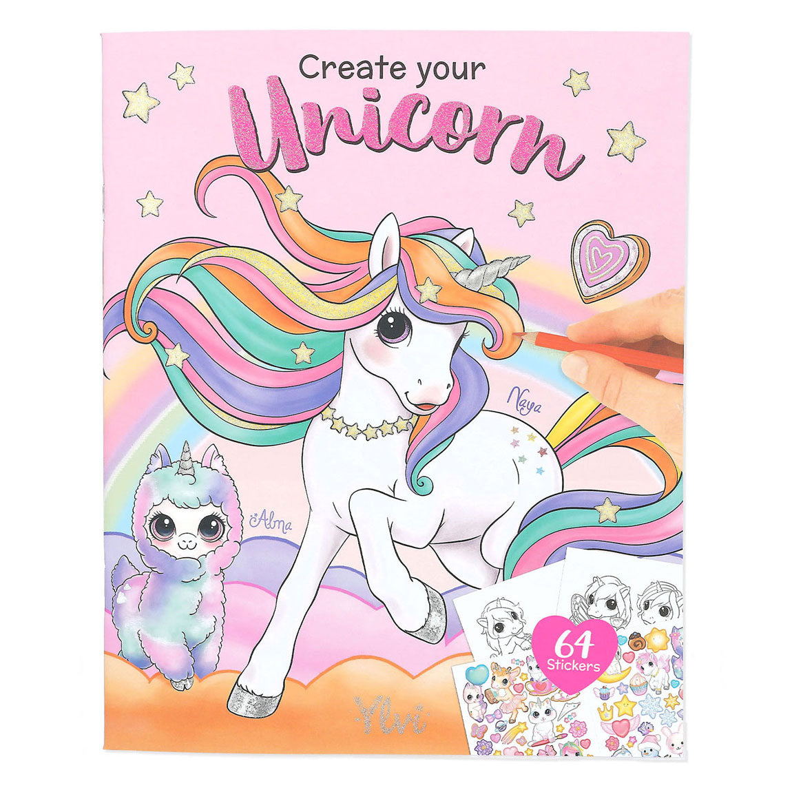 Depesche Ylvi & the Minimoomis Create your Unicorn Kleurboek