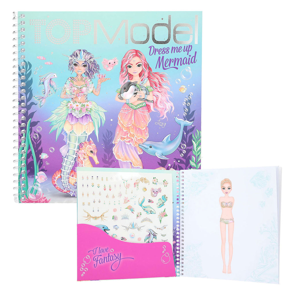 TOPModel Dress Me Up Stickerboek Mermaid
