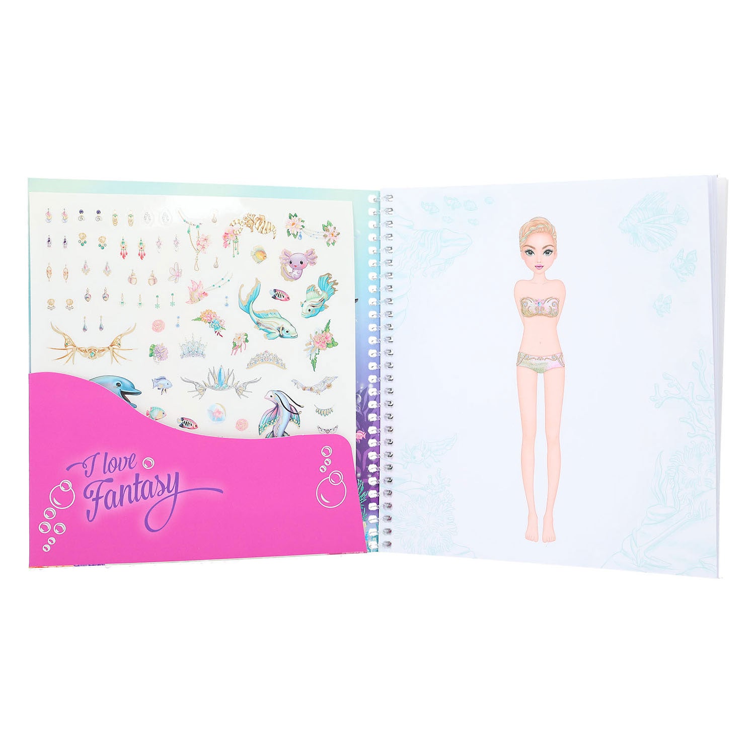 TOPModel Dress Me Up Stickerboek Mermaid