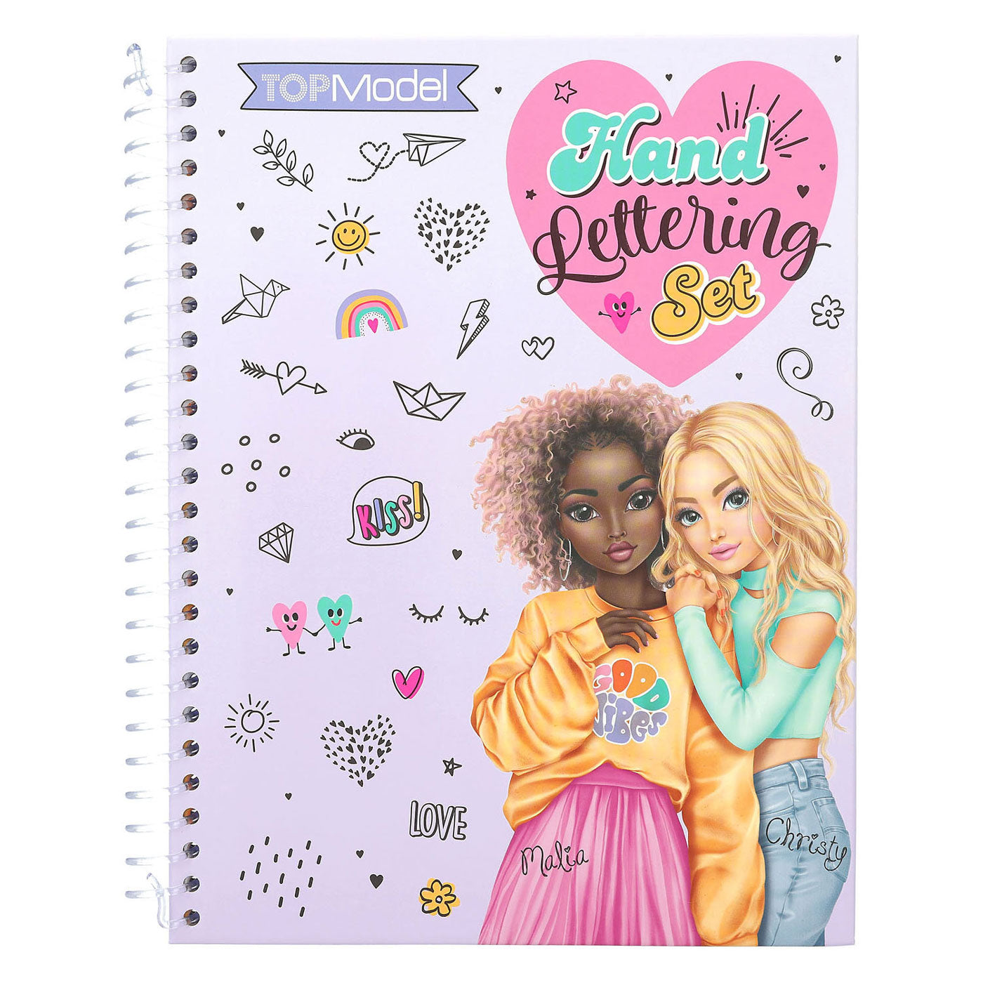 Van der doelen topmodel - hand lettering set met schrijfartikelen en etui