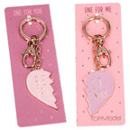 TOPModel Sleutelhanger BFF Gebroken Hart 2st.
