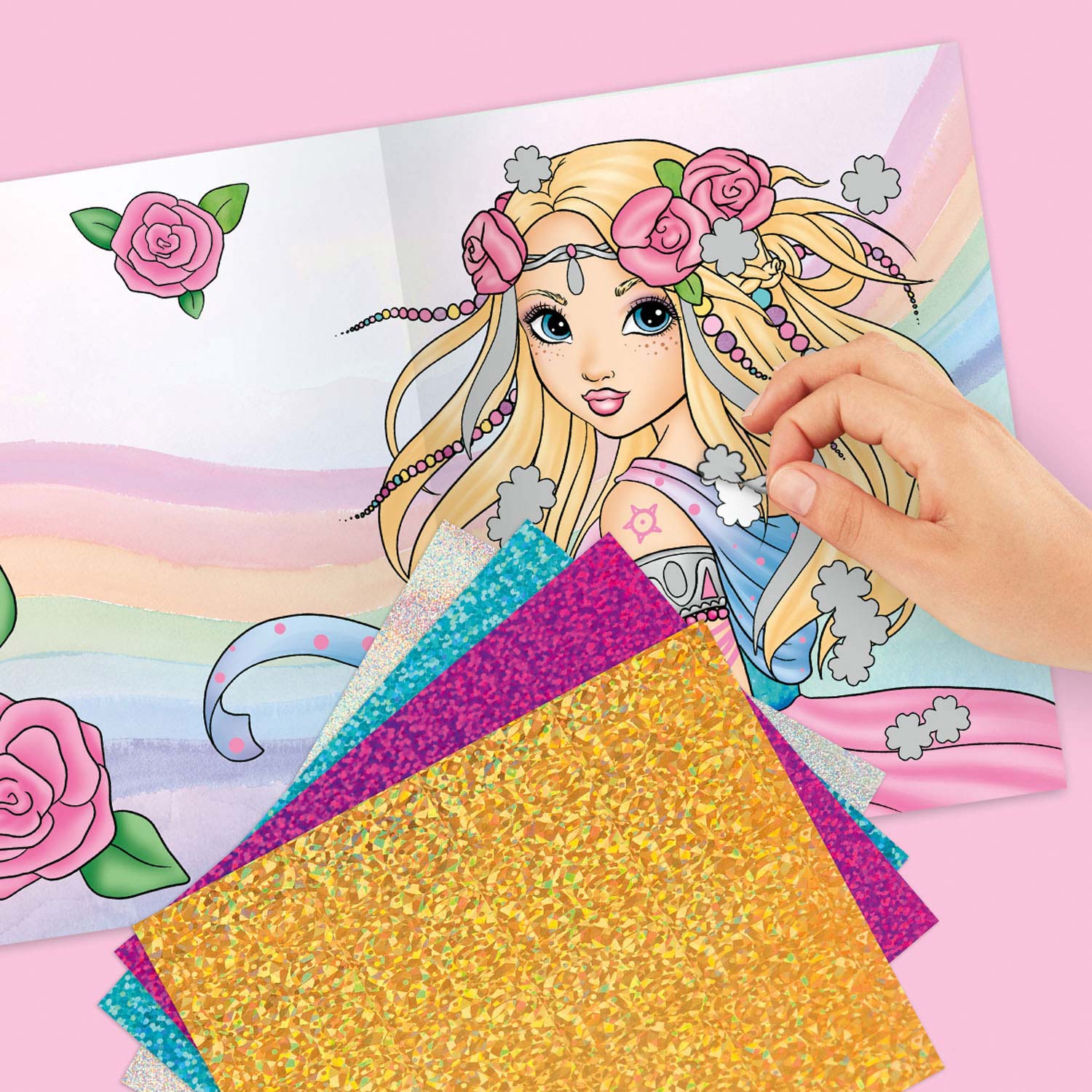 TOPModel Fantasy Model Fancy Folieen Kleurboek
