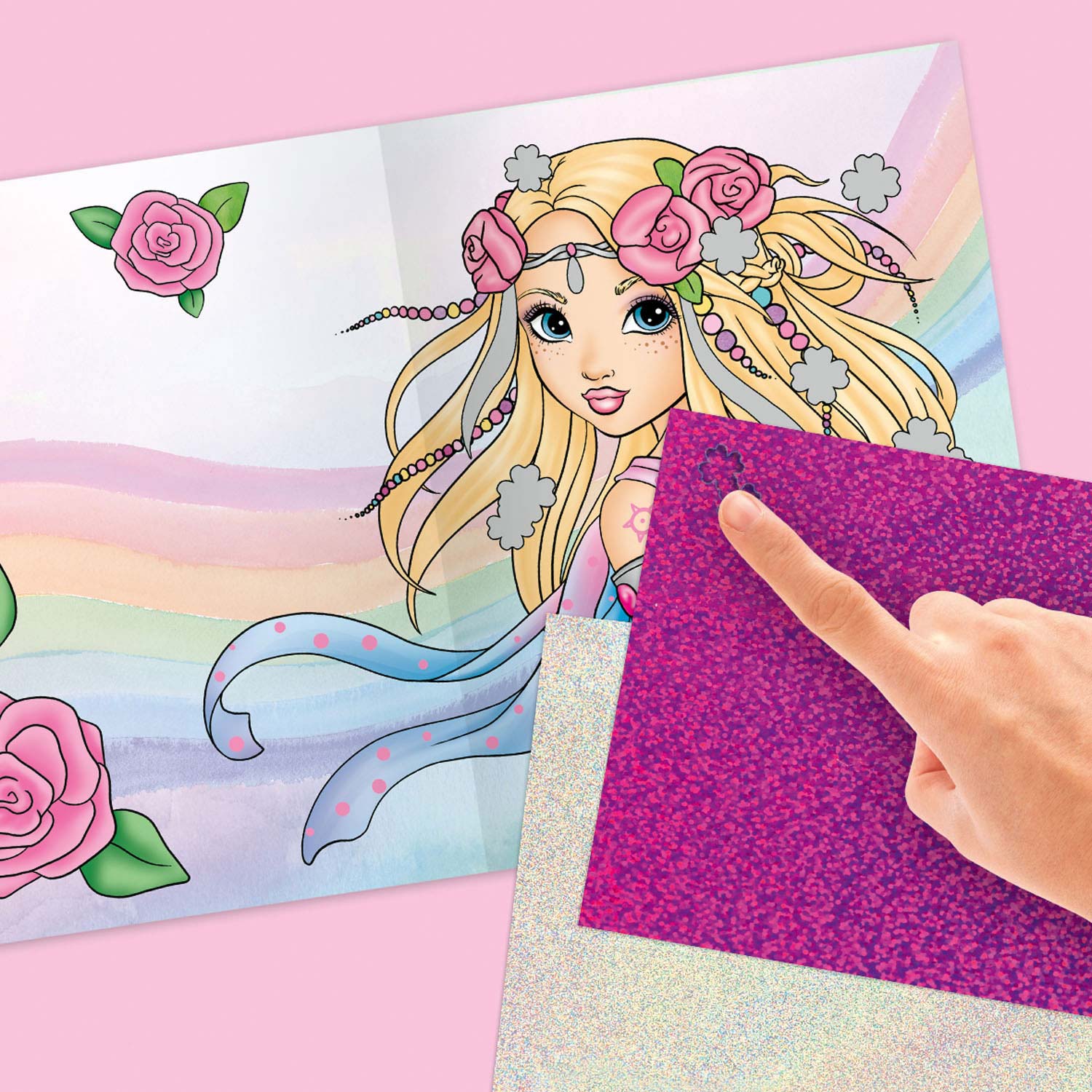 TOPModel Fantasy Model Fancy Folieen Kleurboek