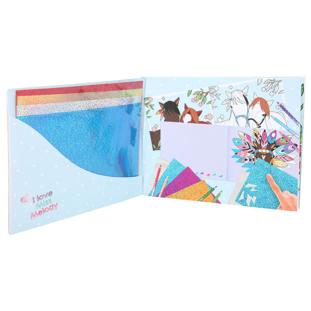 Miss Melody Fancy Folieen Kleurboek