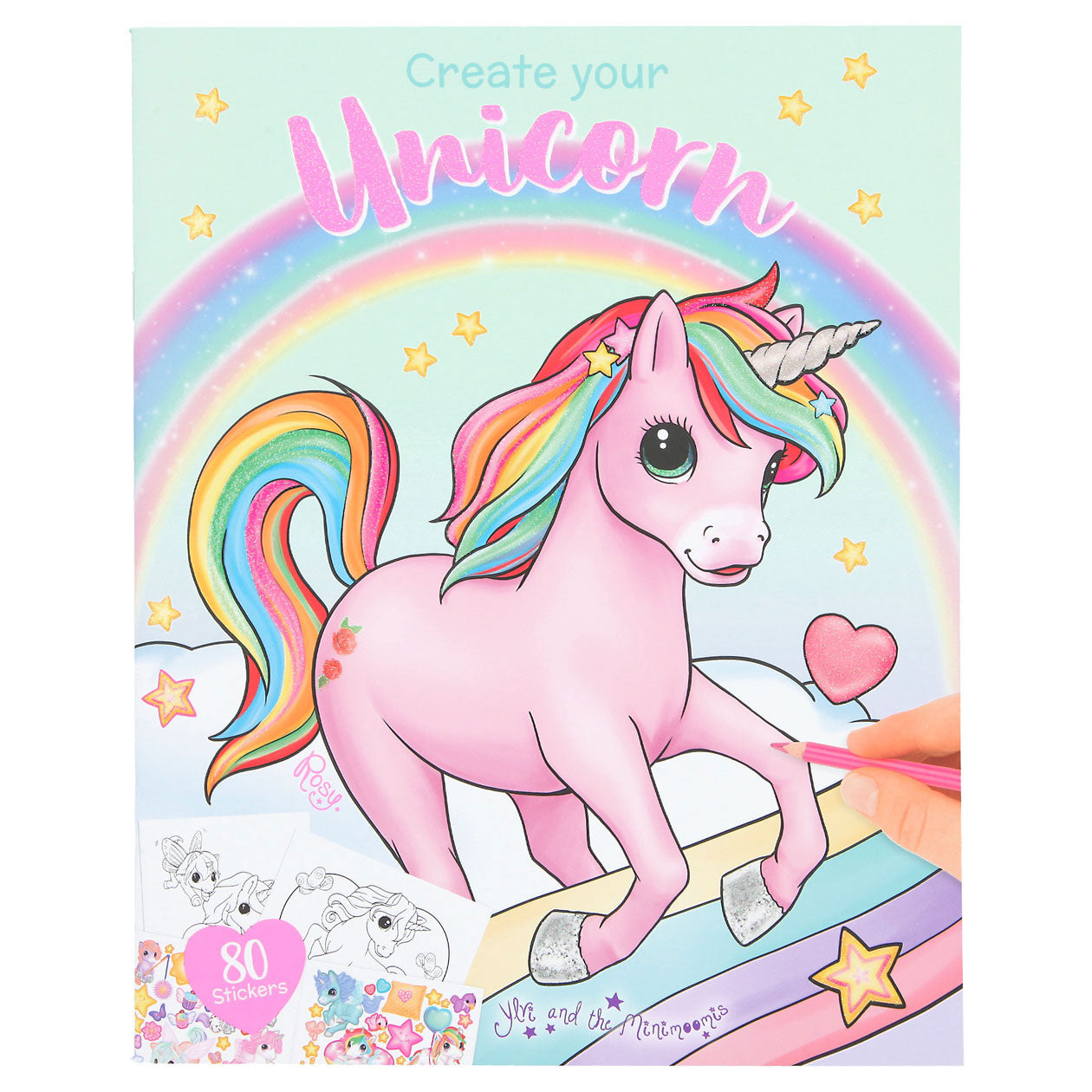 Unico Ylvi Create your Unicorn Kleuren Stickerboek