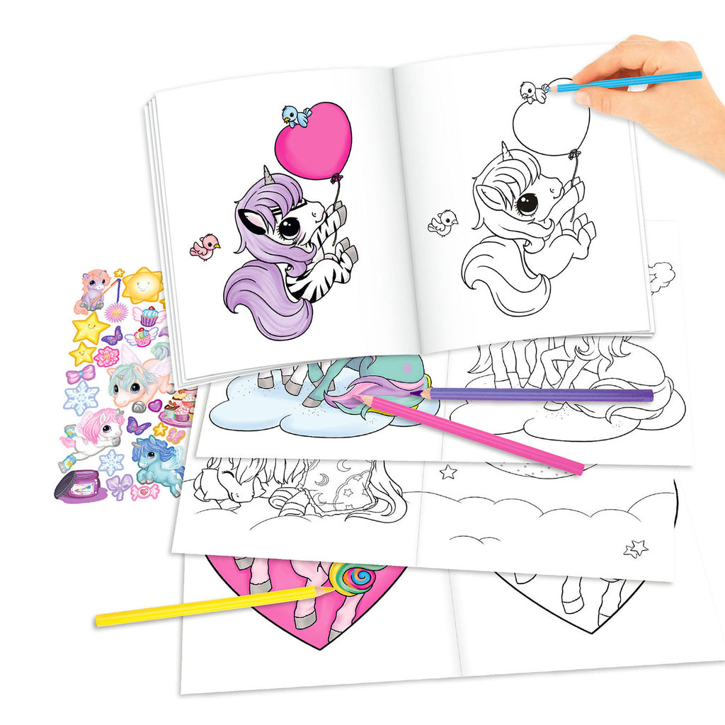 Unico Ylvi Create your Unicorn Kleuren Stickerboek