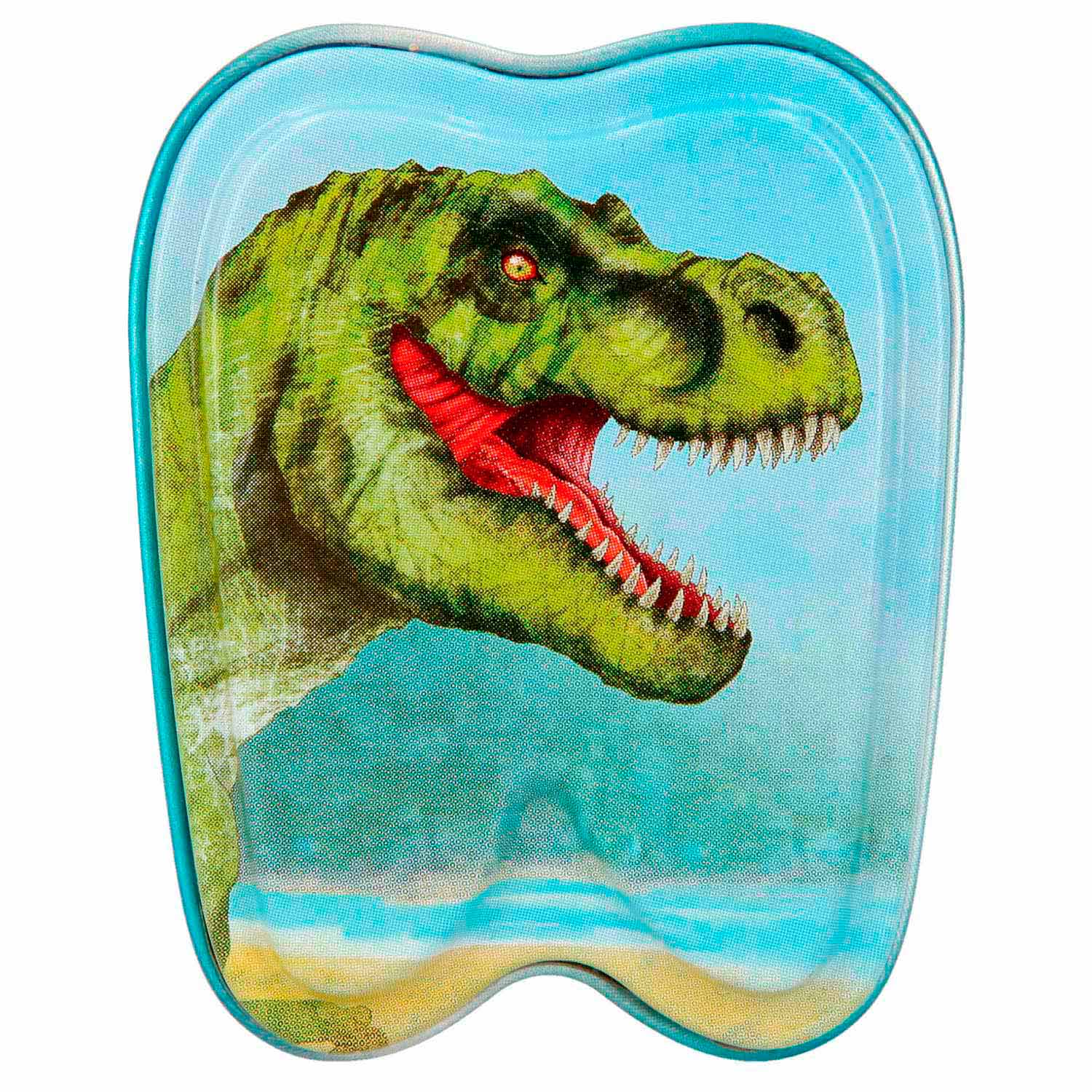 Dino World World World World Tandenblikje