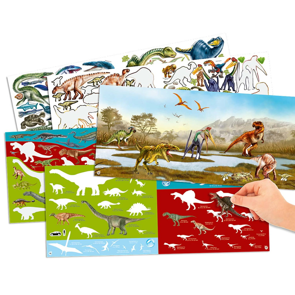 Dino World World Sticker Fun