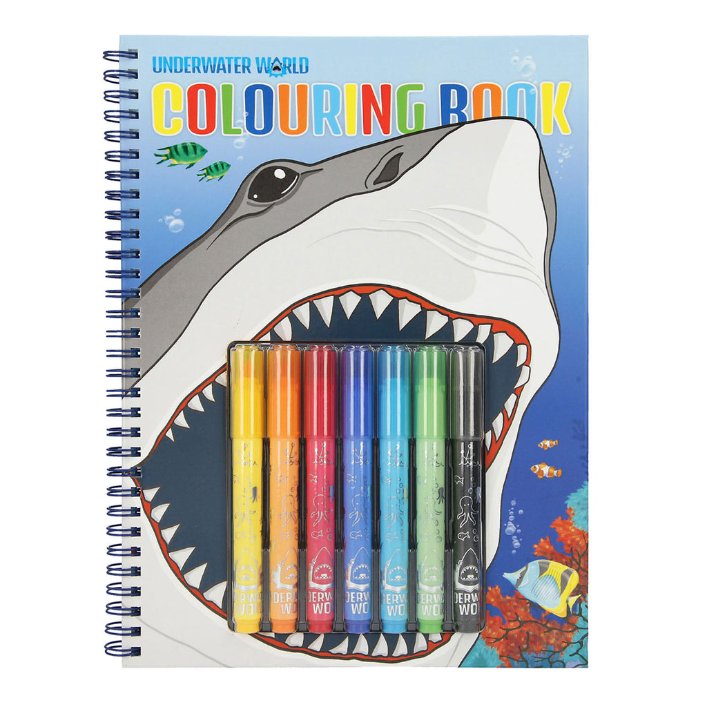 Dino World World Kleurboek Set Onderwaterwereld