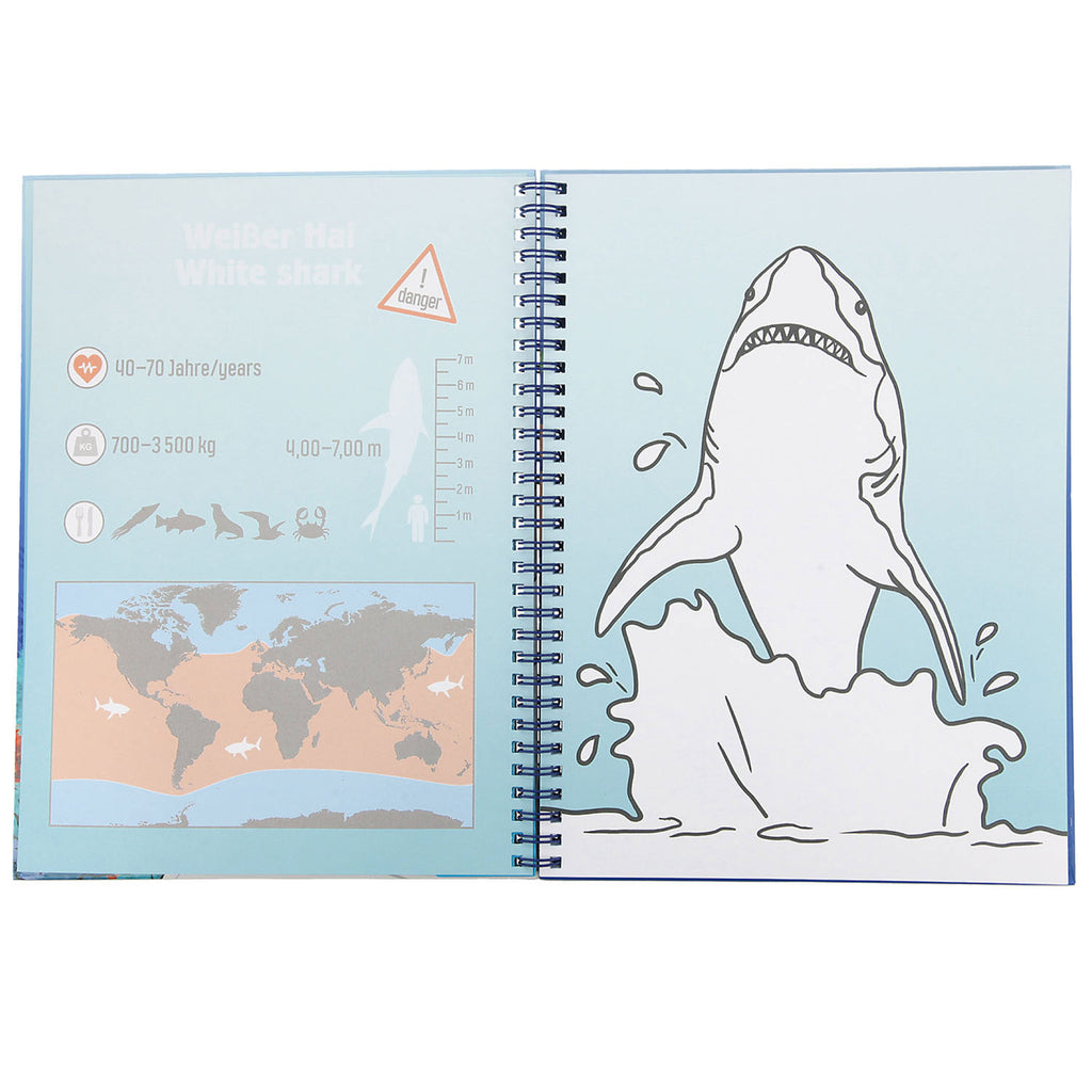 Dino World World Kleurboek Set Onderwaterwereld