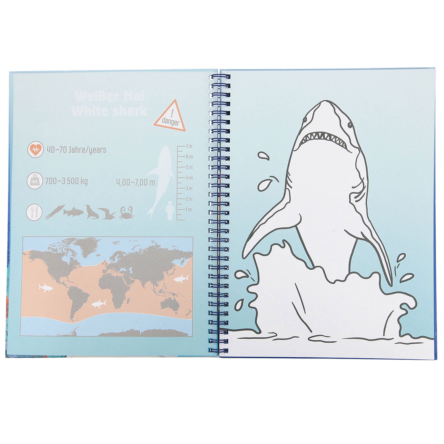 Dino World World Kleurboek Set Onderwaterwereld