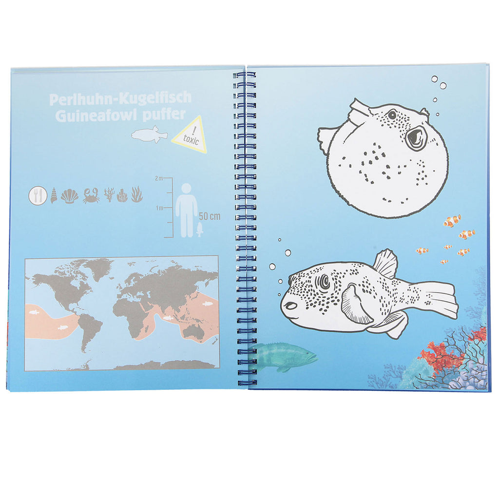 Dino World World Kleurboek Set Onderwaterwereld