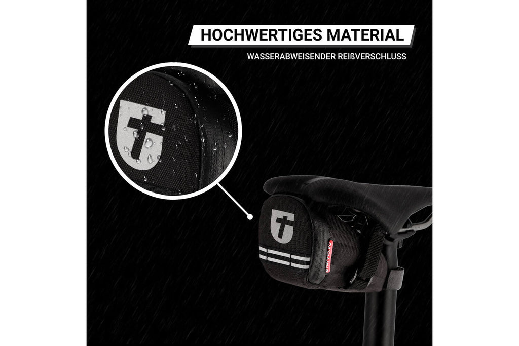 Trivio - elite foaming zadeltas met strap xs