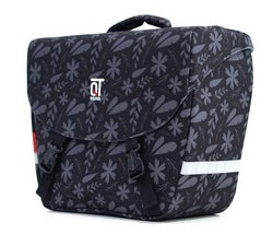 Qtcycletech Qt cycle tech enkele tas flora grijs 19 liter 1003793