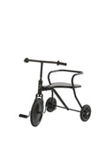 Driewieler Foxrider zwart met houten zitting