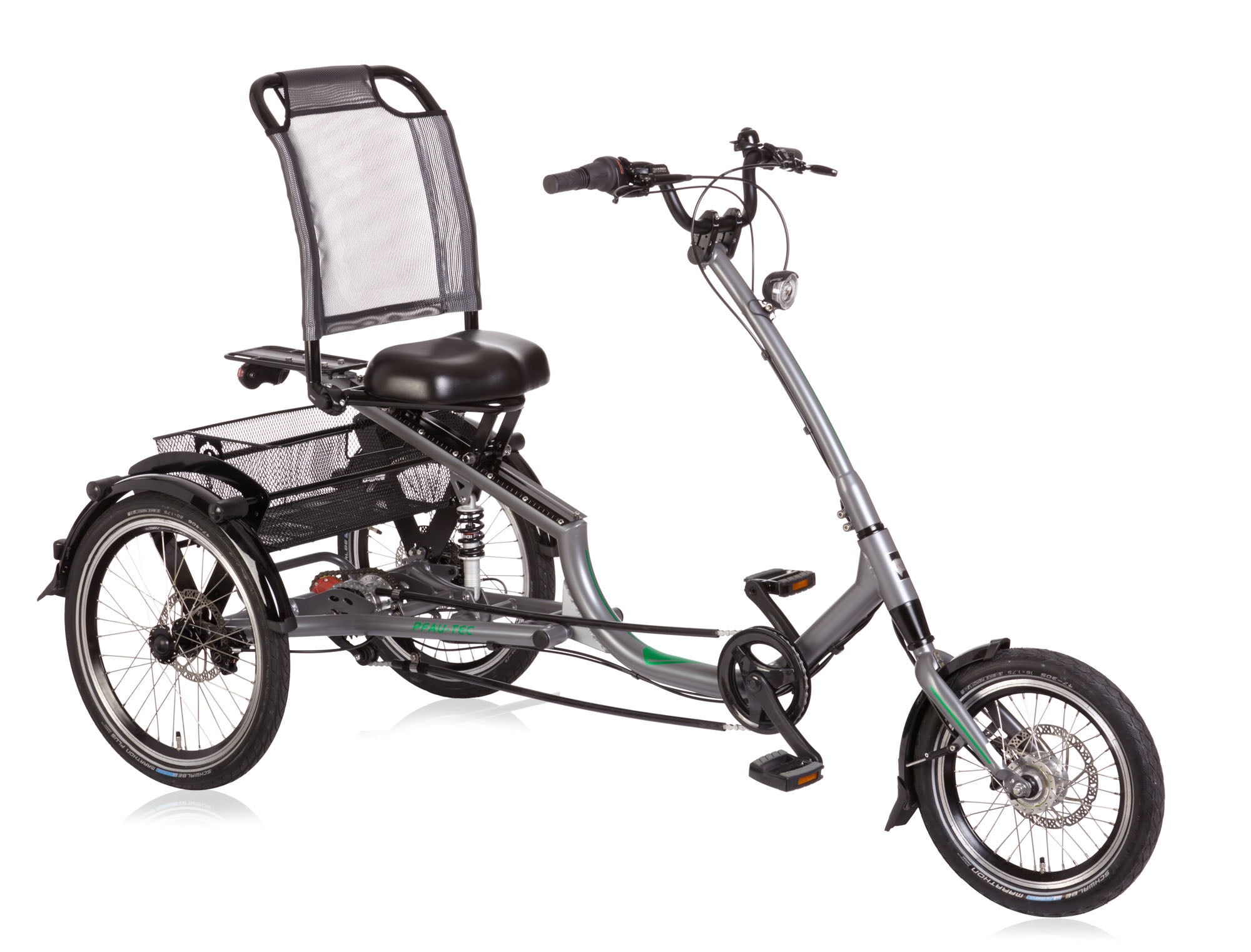 Pfautec shoppingfiets trizon (#1) trike pfau-tec trizon 16 20 7sp grey