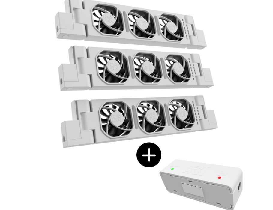 Heat Fan Heatfan 3 Wit incl. Sensor